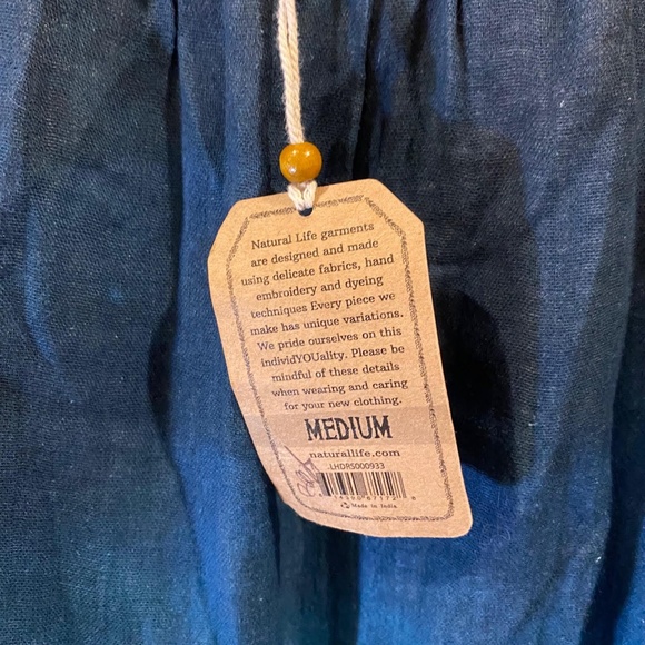 Natural Life Midi Beachy Travel Slip Dress Size M NWT - Picture 5 of 7